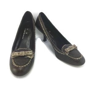 NYT New York Transit Brown heels size 7 1/2